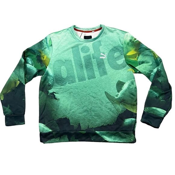 Puma x Alife Ultramarine Green Crewneck Sweatshirt - Picture 2 of 9